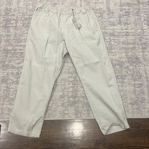 Large corduroy wide pants by Muji